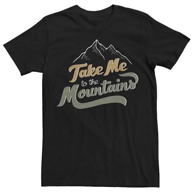 Mens Take Me To The Mountains Tee Black Product Image