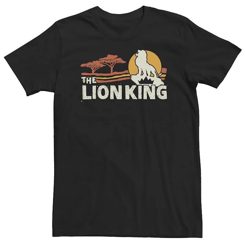 Big & Tall Disney The Lion King Live Action Savannah Sunset Portrait Tee, Mens Product Image