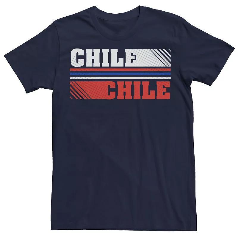 Mens Gonzales Chile Colorful Word Stack Tee Blue Product Image