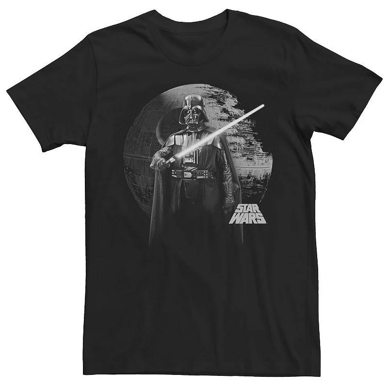 Mens Star Wars Darth Vader Death Star Portrait Tee Product Image