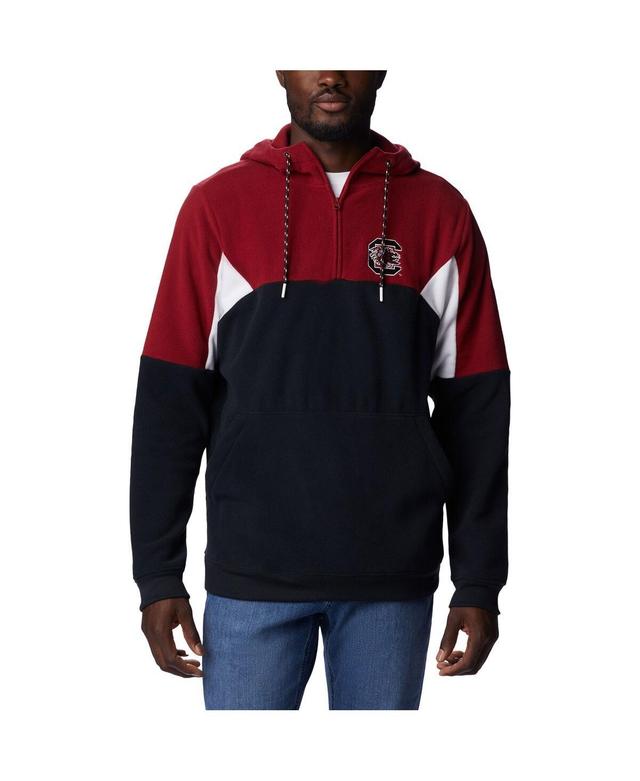 Mens Columbia Black South Carolina Gamecocks Lodge Quarter-Zip Hoodie Product Image