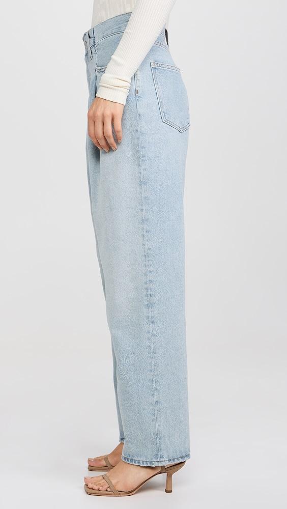 AGOLDE Fold Waistband Jeans | Shopbop Product Image