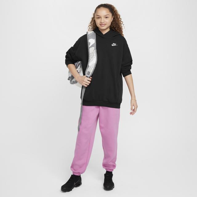 Women's Nike Sportswear Club Fleece Girls' Oversized Pullover Hoodie Product Image