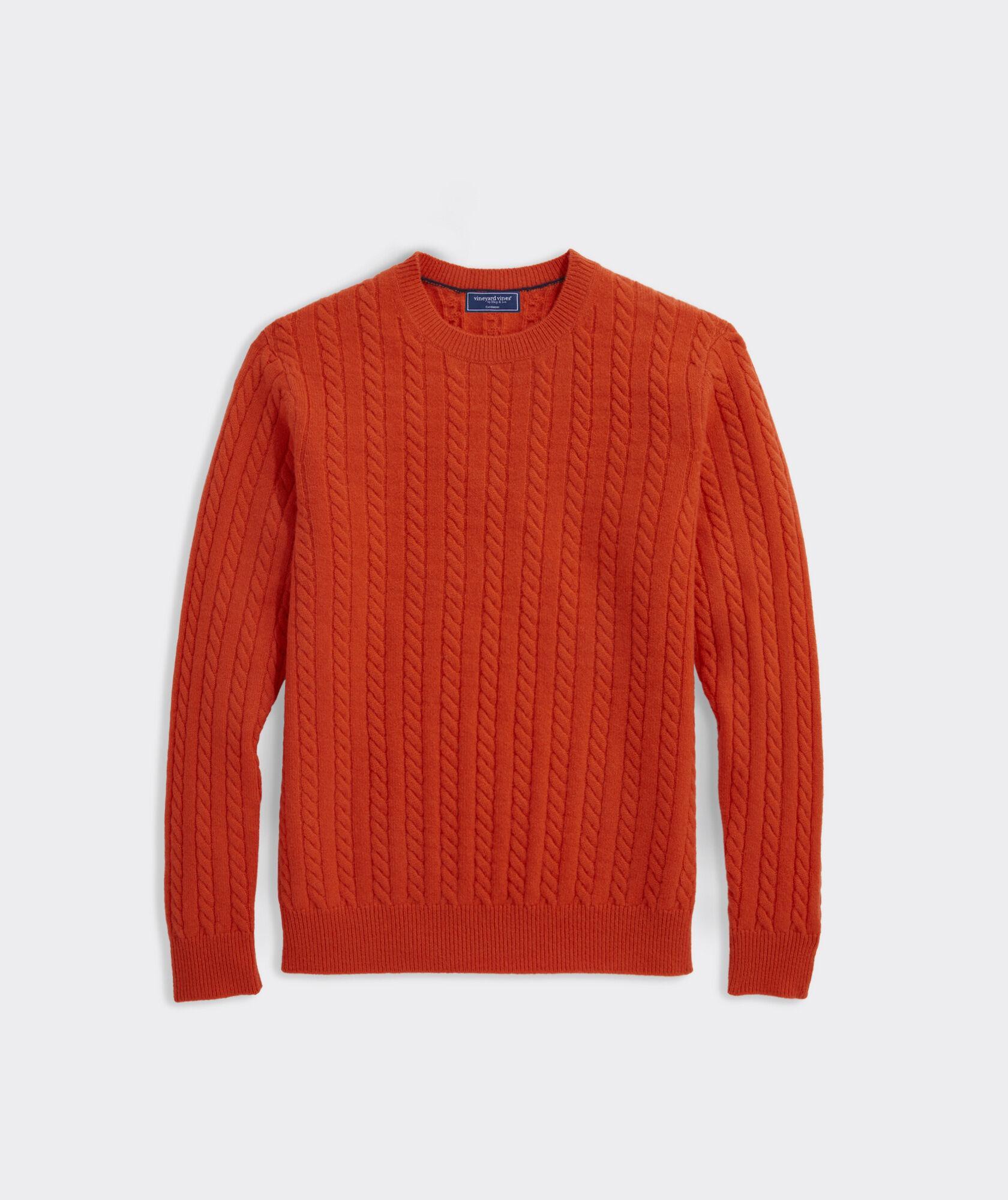 Cashmere Cable Crewneck Sweater Product Image