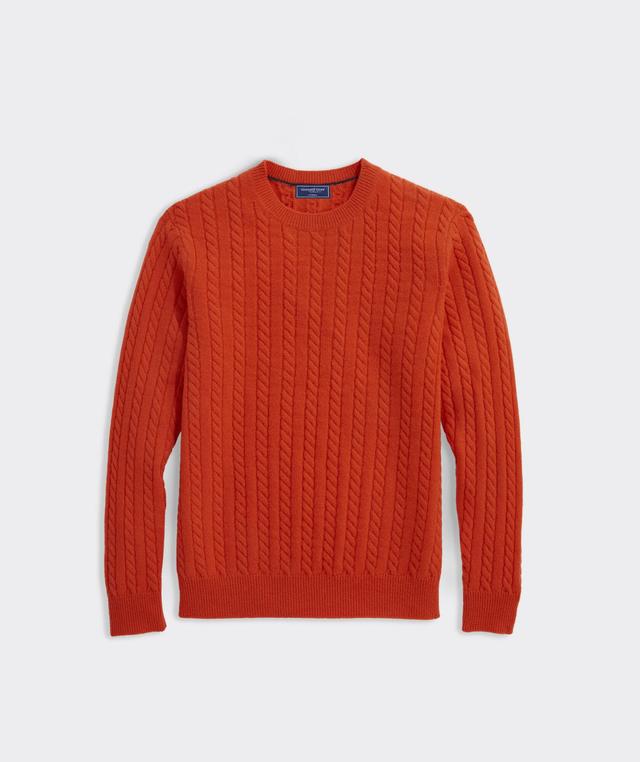 Cashmere Cable Crewneck Sweater Product Image