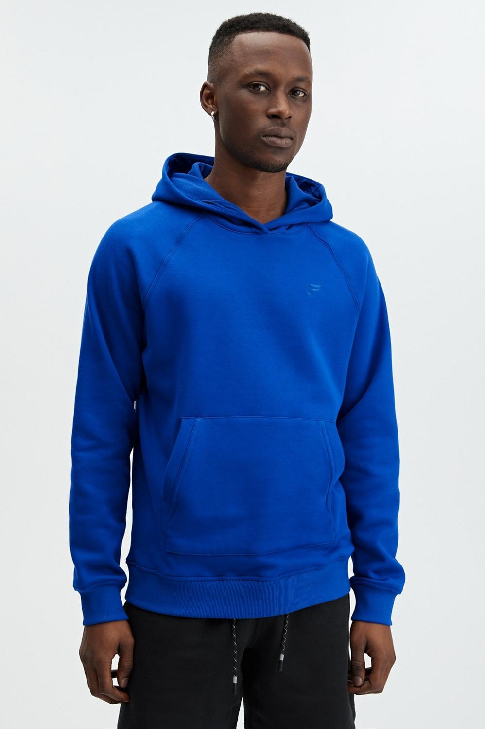 Fabletics Men The Postgame Hoodie male Classic Blue Size XXL Product Image