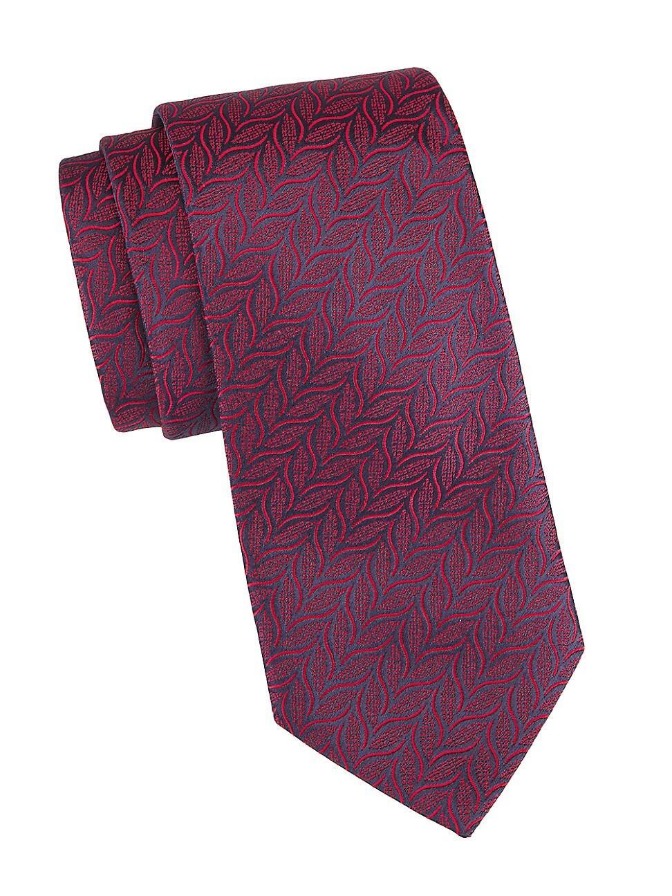 Mens Vine Silk Jacquard Tie Product Image