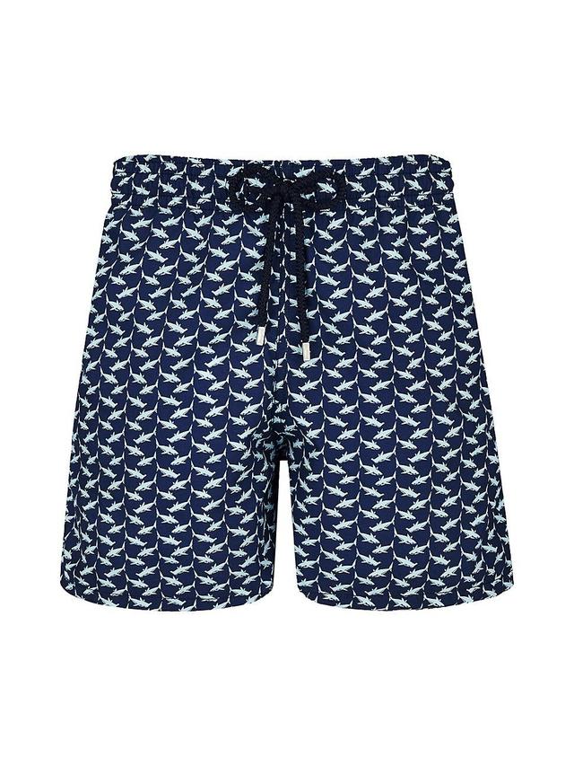 Mens Moorea Shark Swim Trunks Product Image