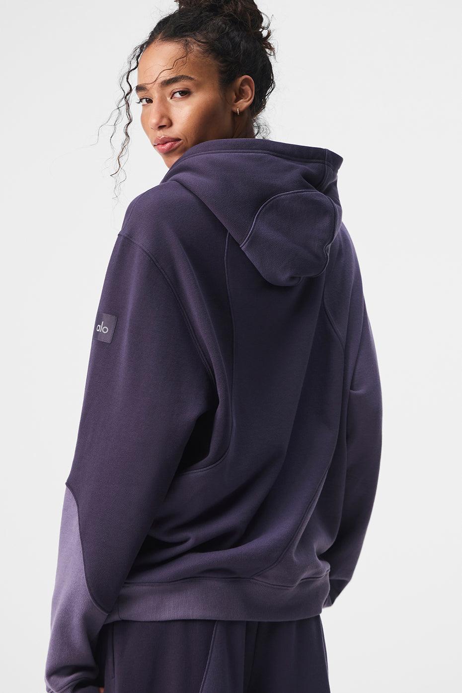 Make Waves Hoodie - Italian Plum Tonal Female Product Image