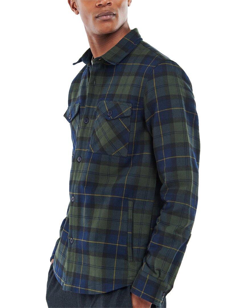 Cannich Plaid Cotton Shirt Jacket In Green Product Image