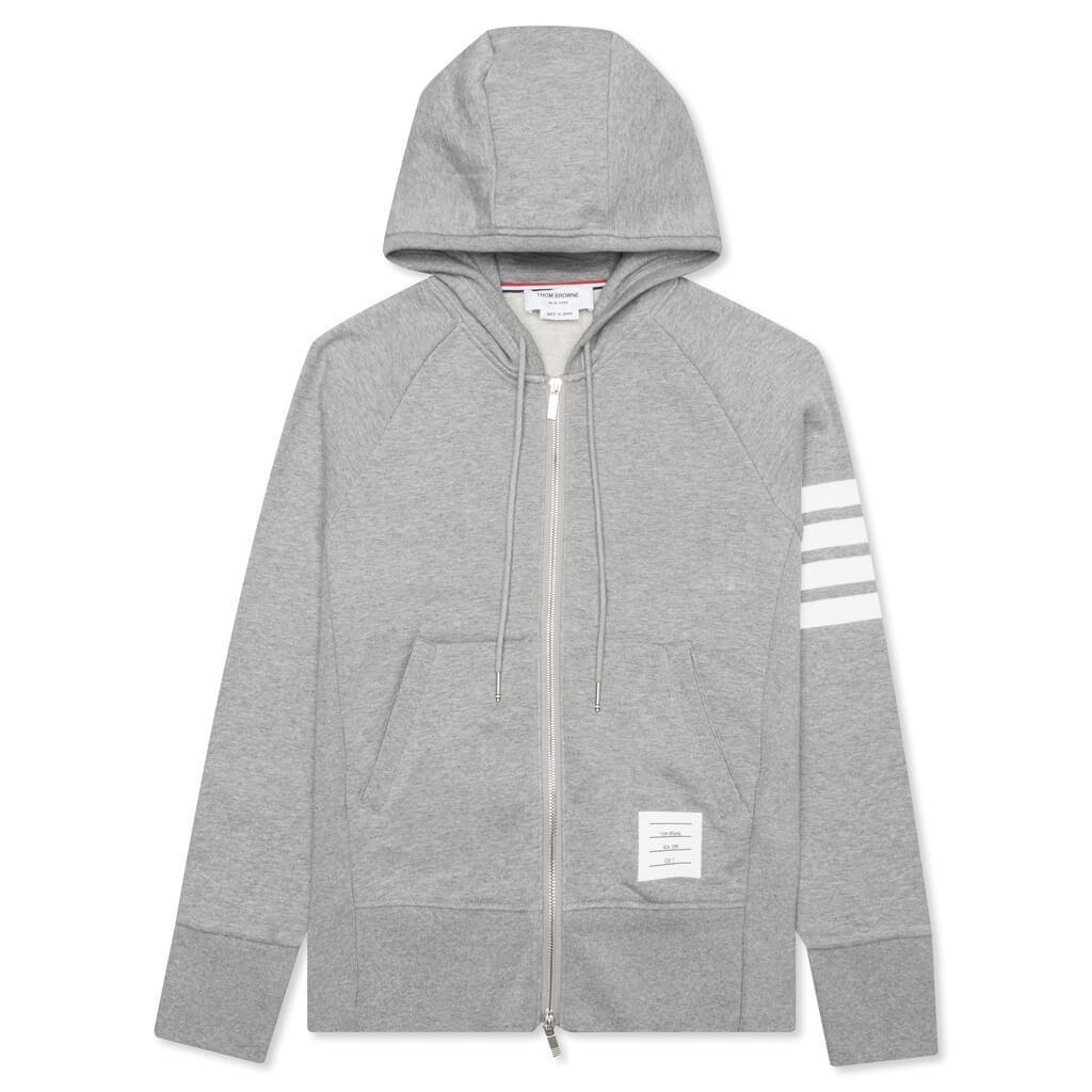 Classic Full Zip Hoodie - Grey Male Product Image