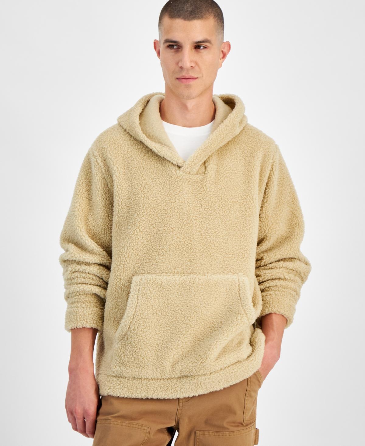 Sun + Stone Mens Tate Sherpa Hoodie, Created for Macys Product Image