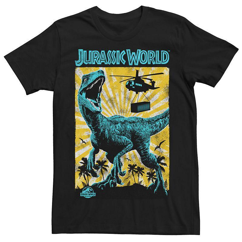 Mens Jurassic World T-Rex Retro Poster Tee Product Image