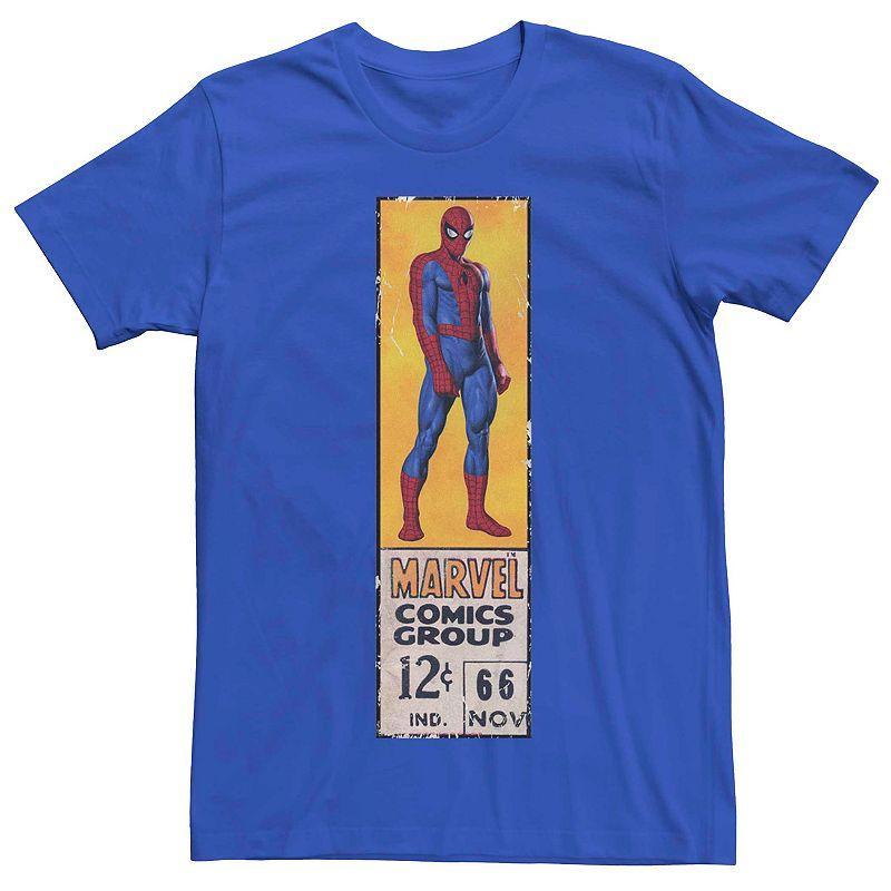 Mens Marvels Comics Spider-Man Vintage Label Tee Product Image