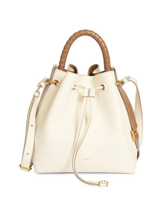 Womens Marcie Leather Bucket Bag Product Image