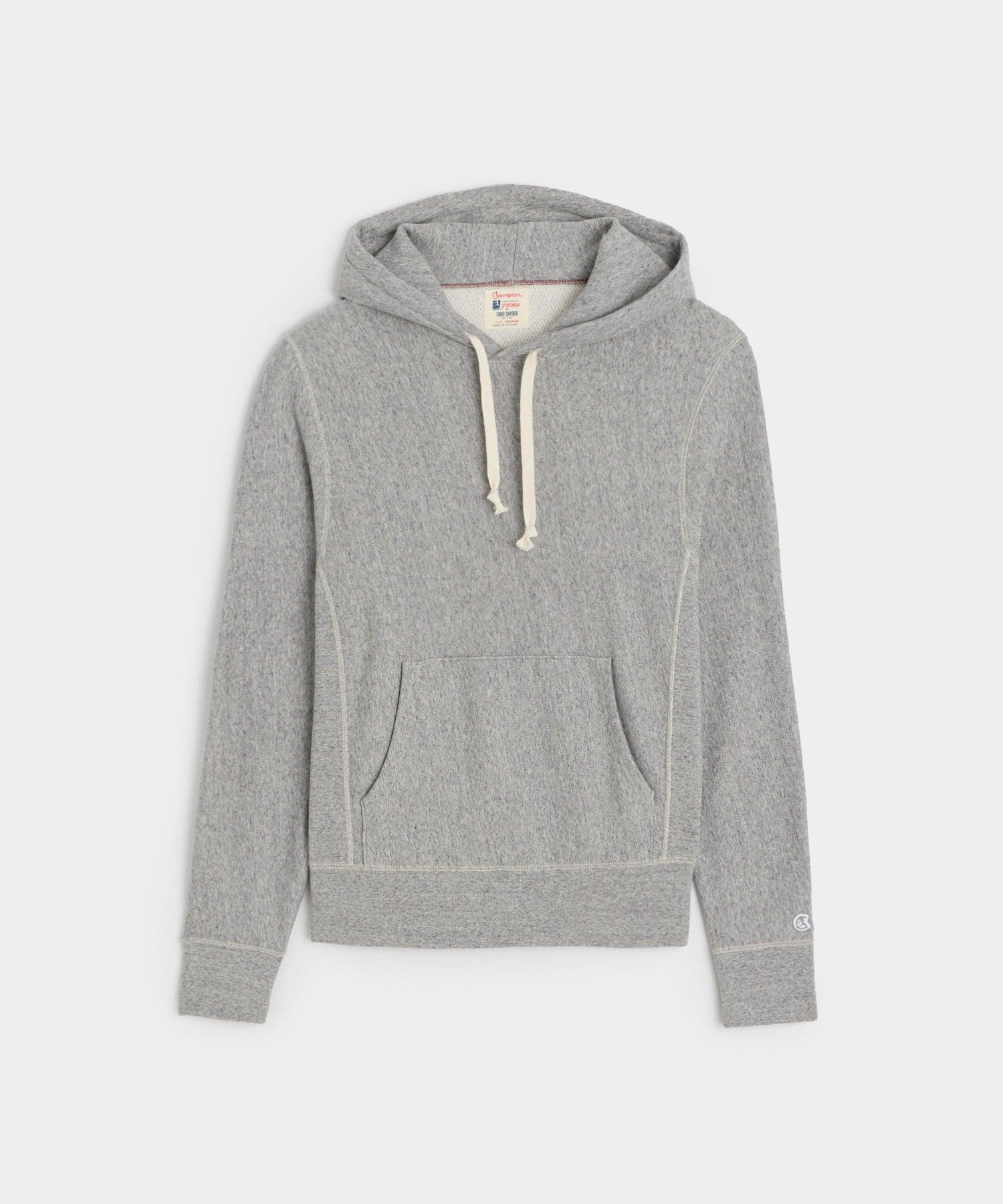 Champion Midweight Popover Hoodie Sweatshirt in Antique Grey Mix Product Image