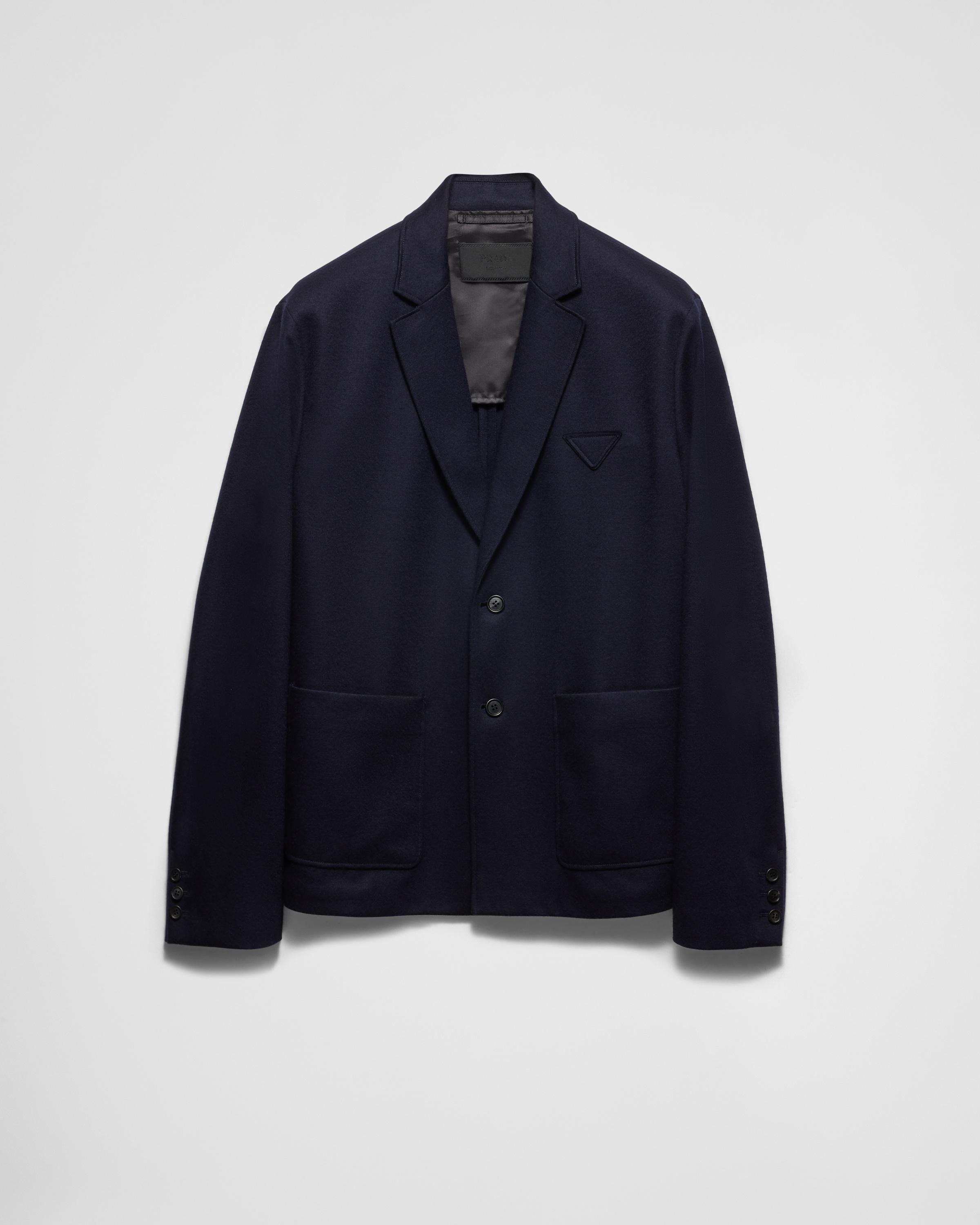 Single-breasted wool jacket Product Image