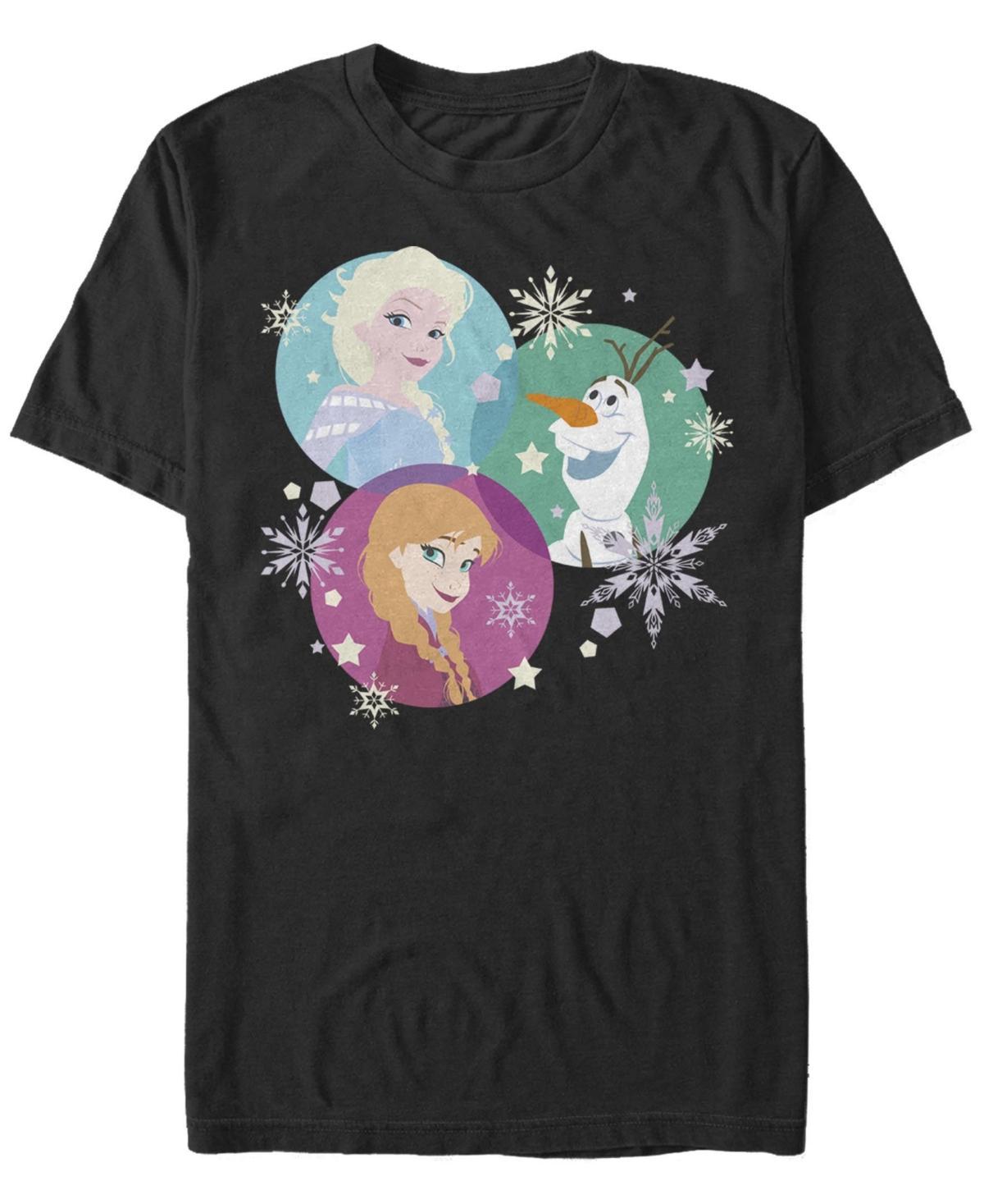 Disneys Frozen Elsa Ana Olaf Mens Color Spheres Tee Product Image