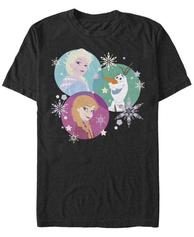 Disneys Frozen Elsa Ana Olaf Mens Color Spheres Tee Product Image