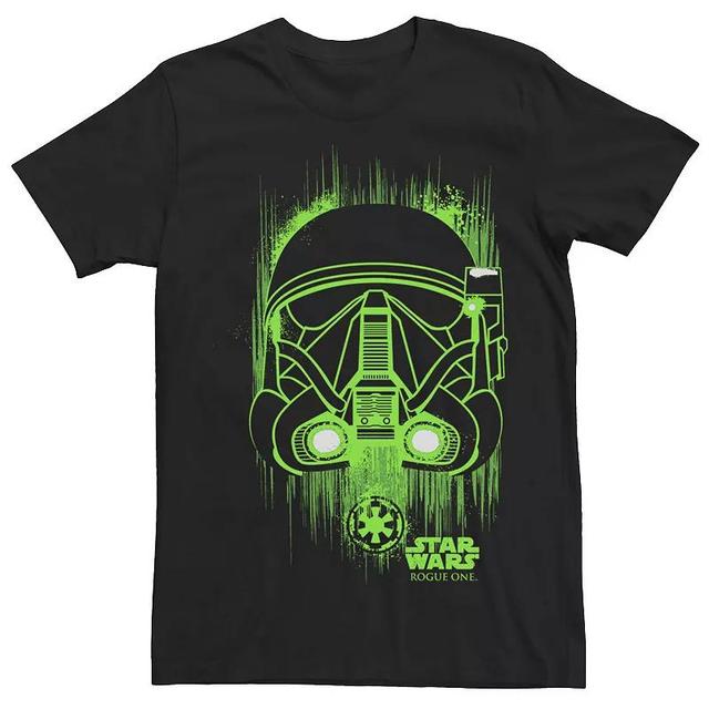 Mens Star Wars Rogue One Death Trooper Neon Helmet Graphic Tee Product Image