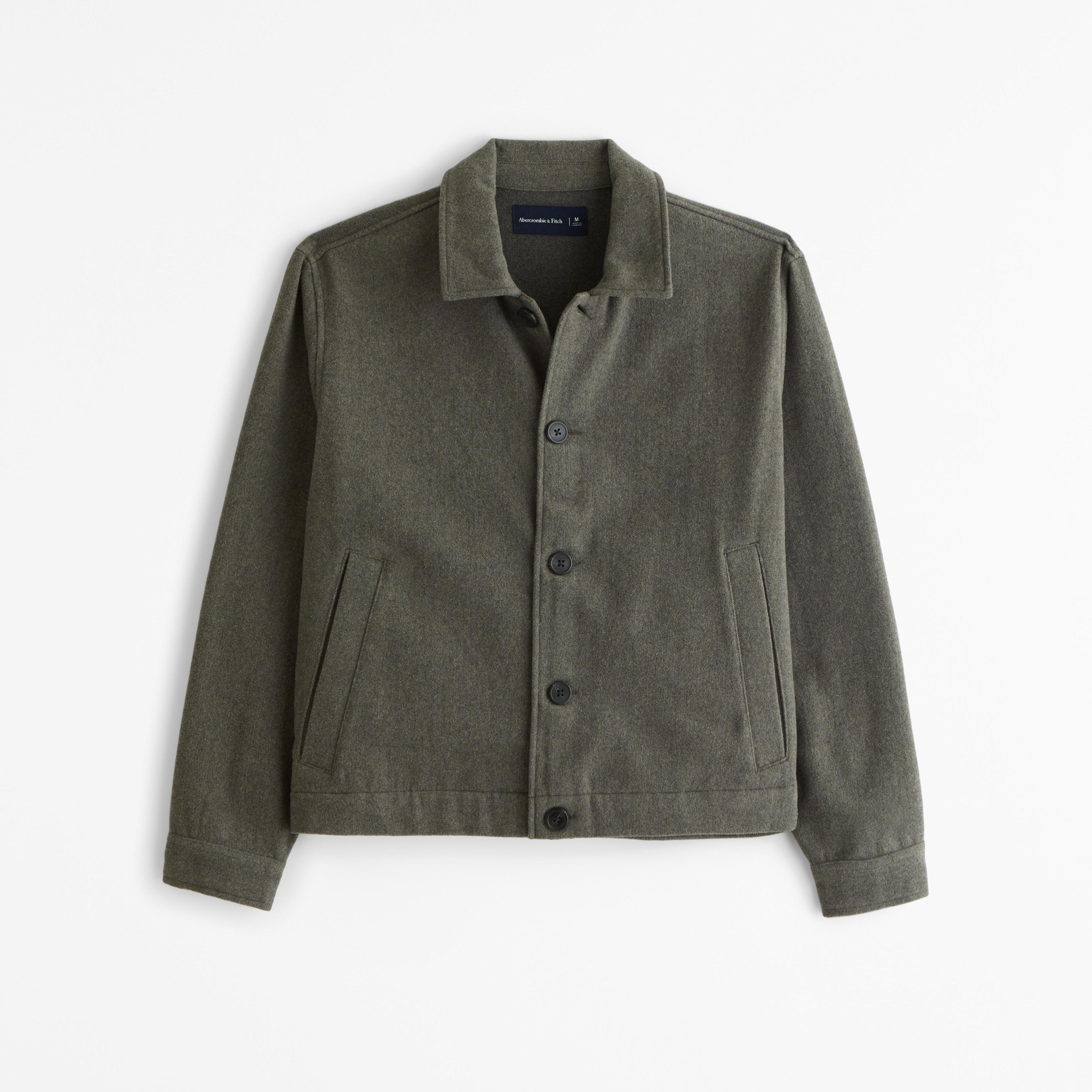 Wool-Blend Shirt Jacket Product Image