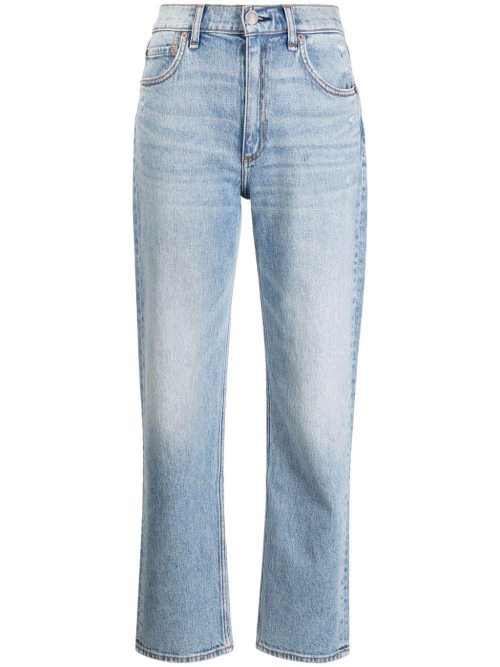 RAG & BONE Mid-rise Bootcut Jeans In Blue Product Image