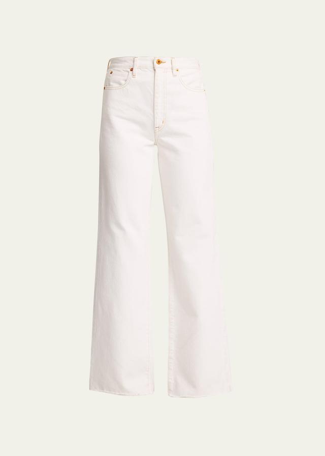 Womens Grace High-Rise Wide-Leg Jeans Product Image