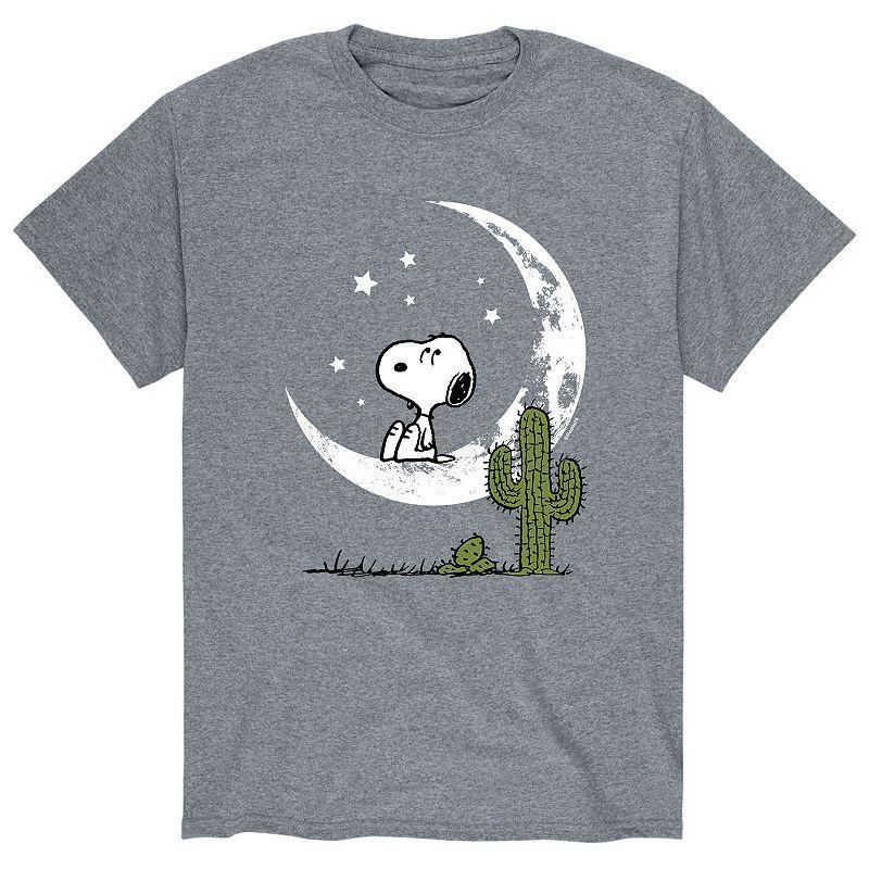 Mens Peanuts Desert Moon Tee Med Grey Product Image