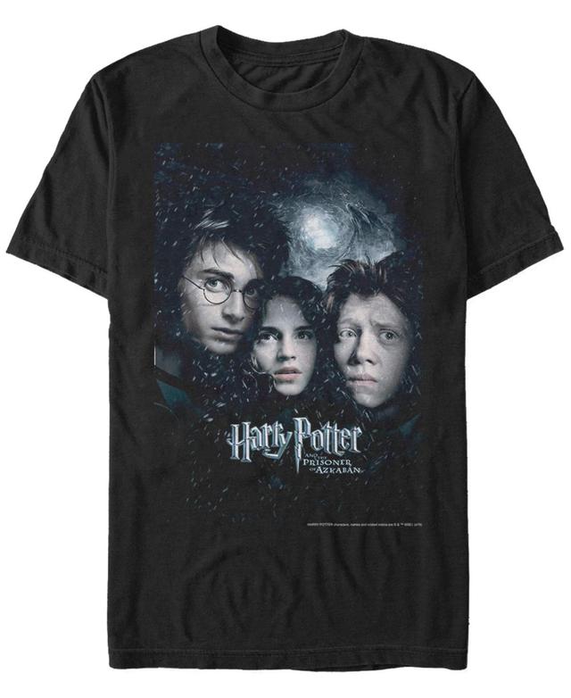 Fifth Sun Harry Potter Mens Prisoner of Azkaban Harry Ron Hermione Poster Short Sleeve T-Shirt Product Image