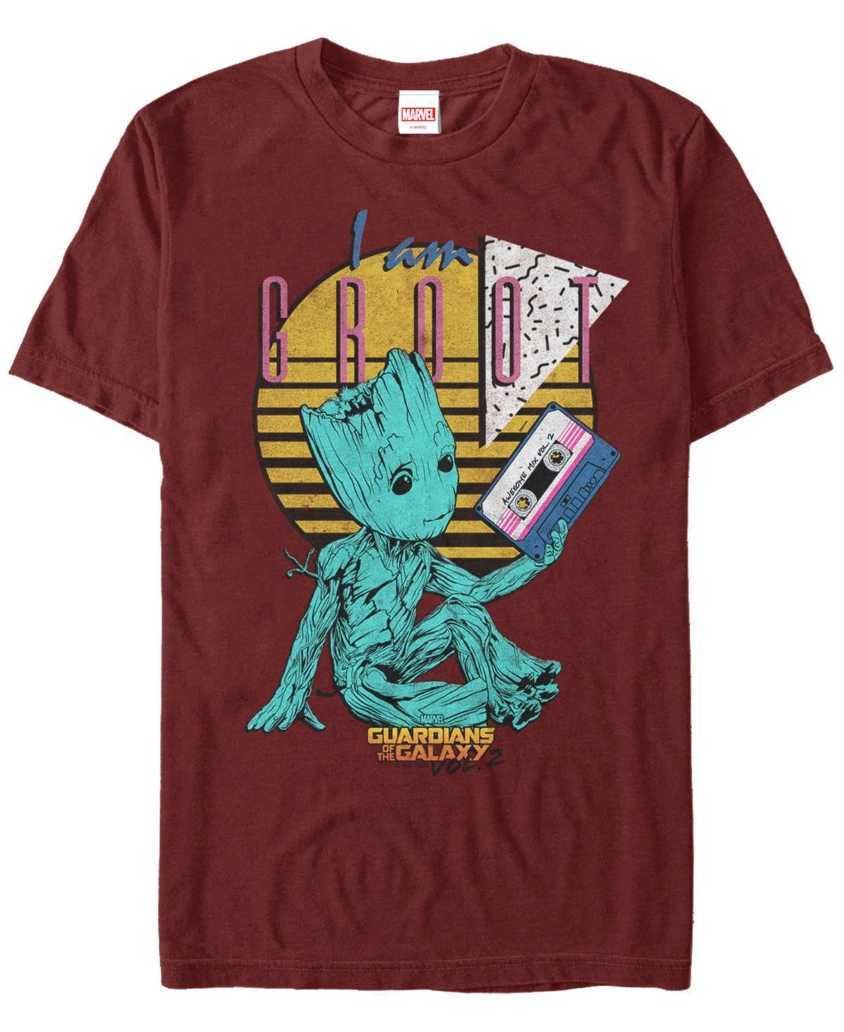 Mens Marvel Guardians of the Galaxy 2 Groot 90s Graphic Tee Product Image