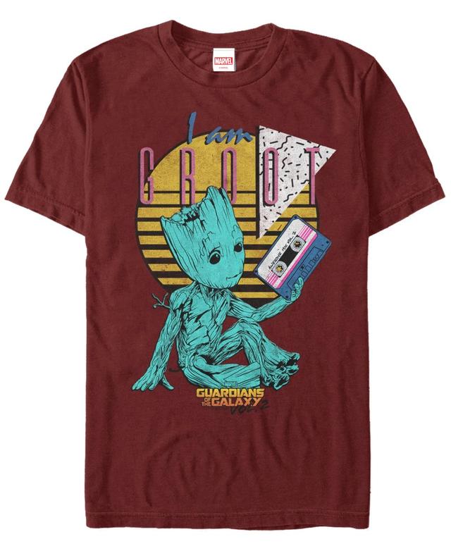 Mens Marvel Guardians of the Galaxy 2 Groot 90s Graphic Tee Product Image