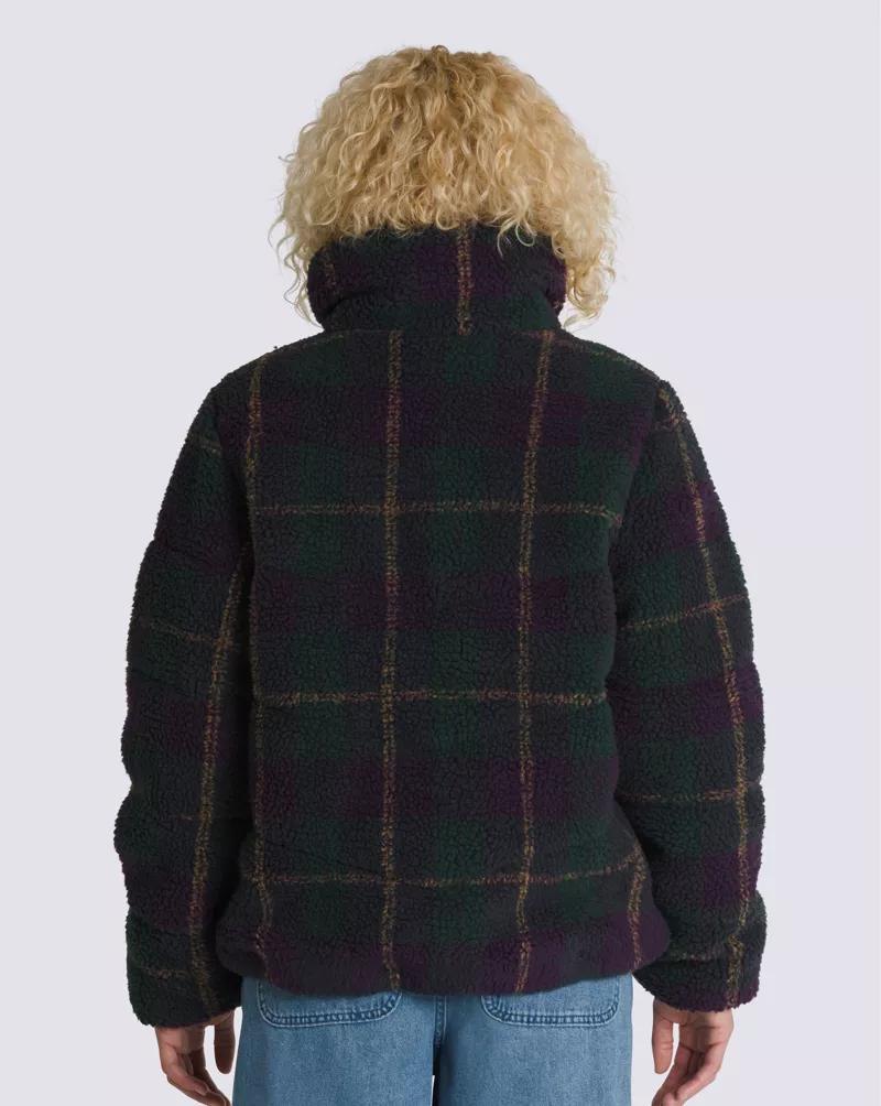 Foundry Plaid High Pile Puffer Jacket Product Image