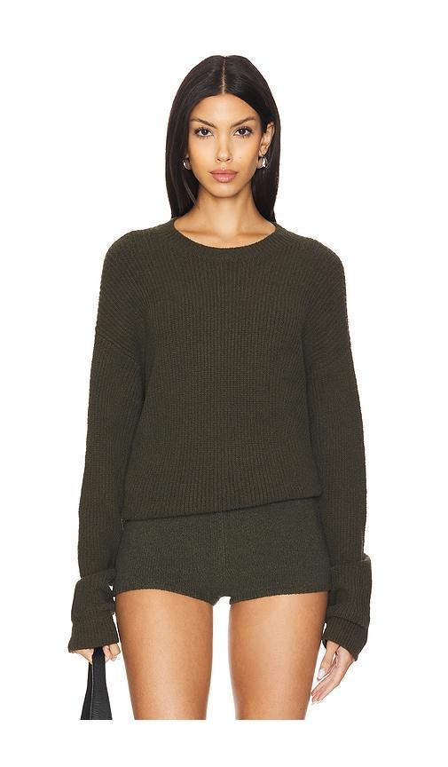 Lovers and Friends Leona Crewneck in Green Product Image