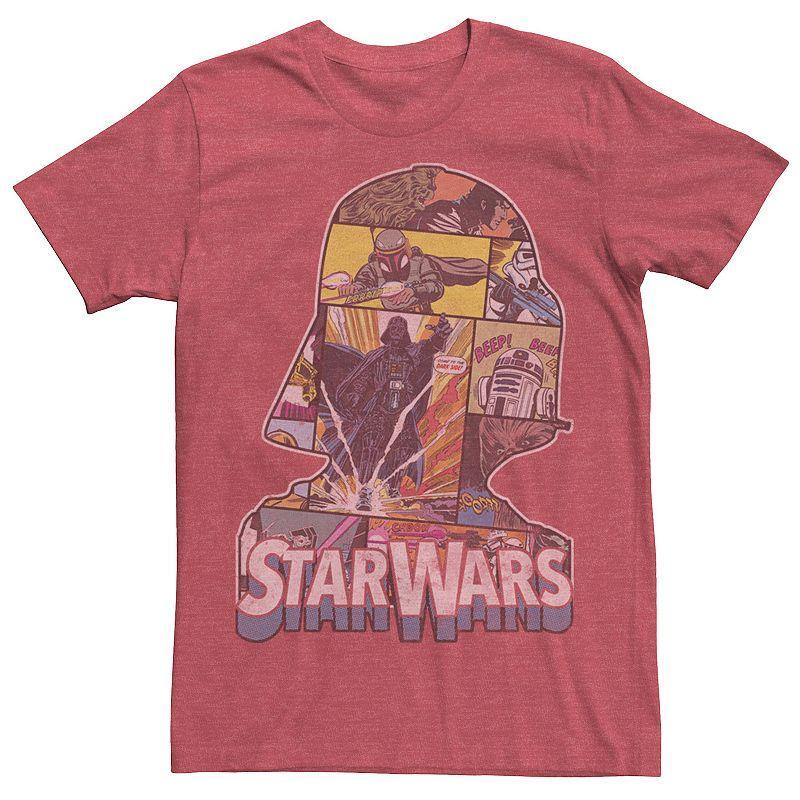 Mens Star Wars Darth Vader Has A Lot On His Mind Tee Red Grey Product Image