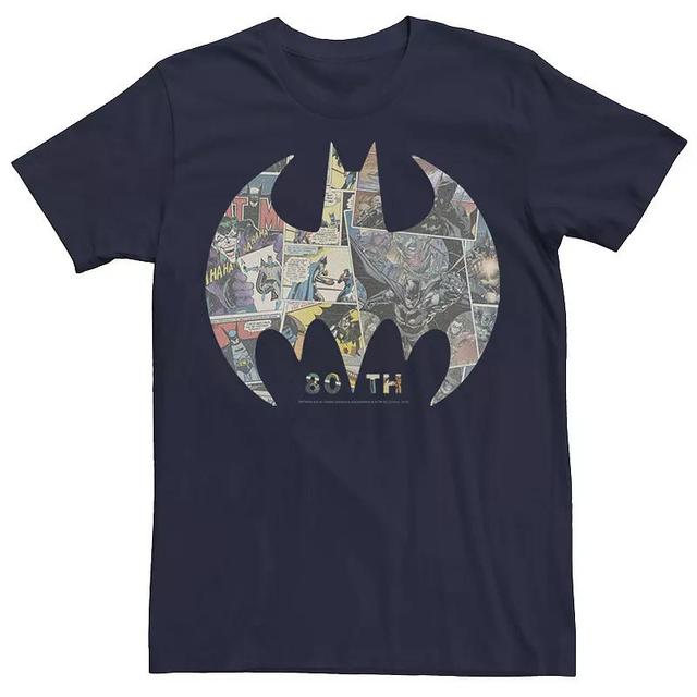 Mens DC Comics Batman Comic Cover Logo Tee Grey Product Image