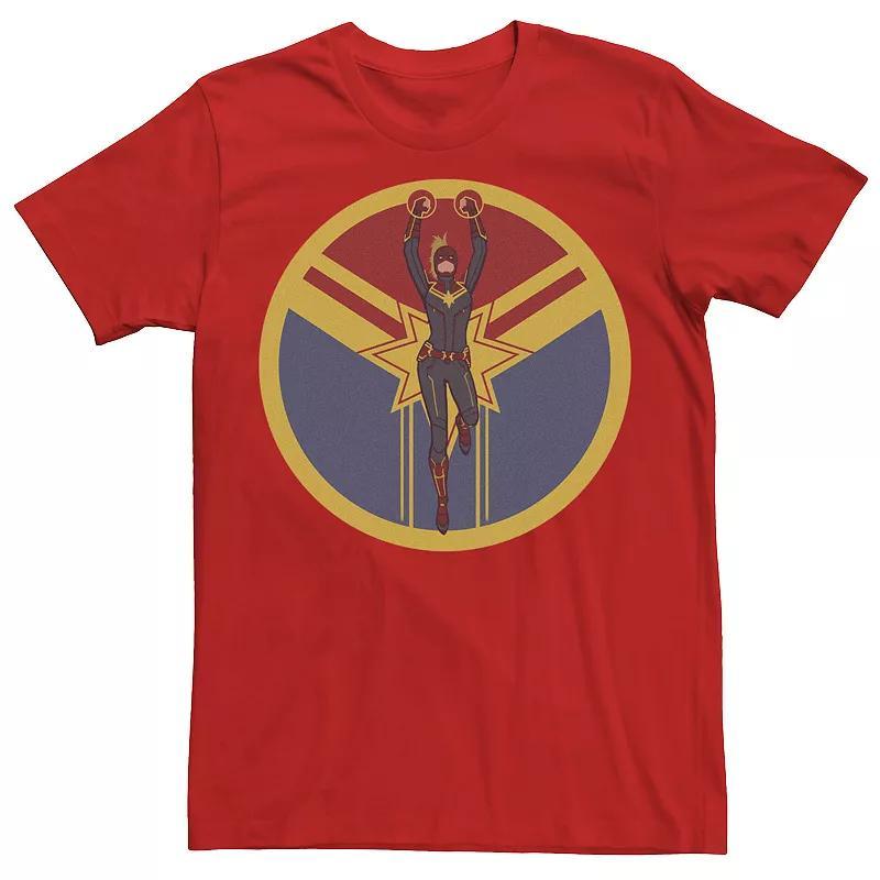 Mens Marvel Avengers: Endgame Captain Marvel Circle Logo Graphic Tee Product Image