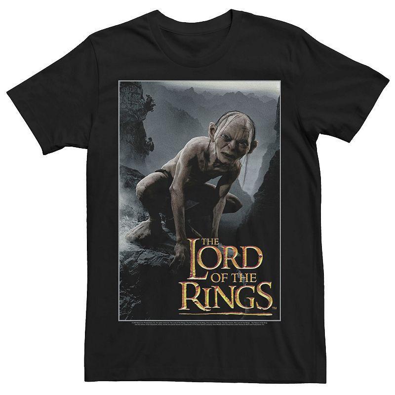 Mens Lord Of The Rings Gollum Poster Poster Tee Product Image