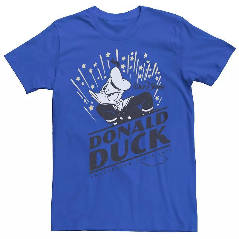 Disneys 100 Angry Donald Duck Stamp Mens Tee Product Image