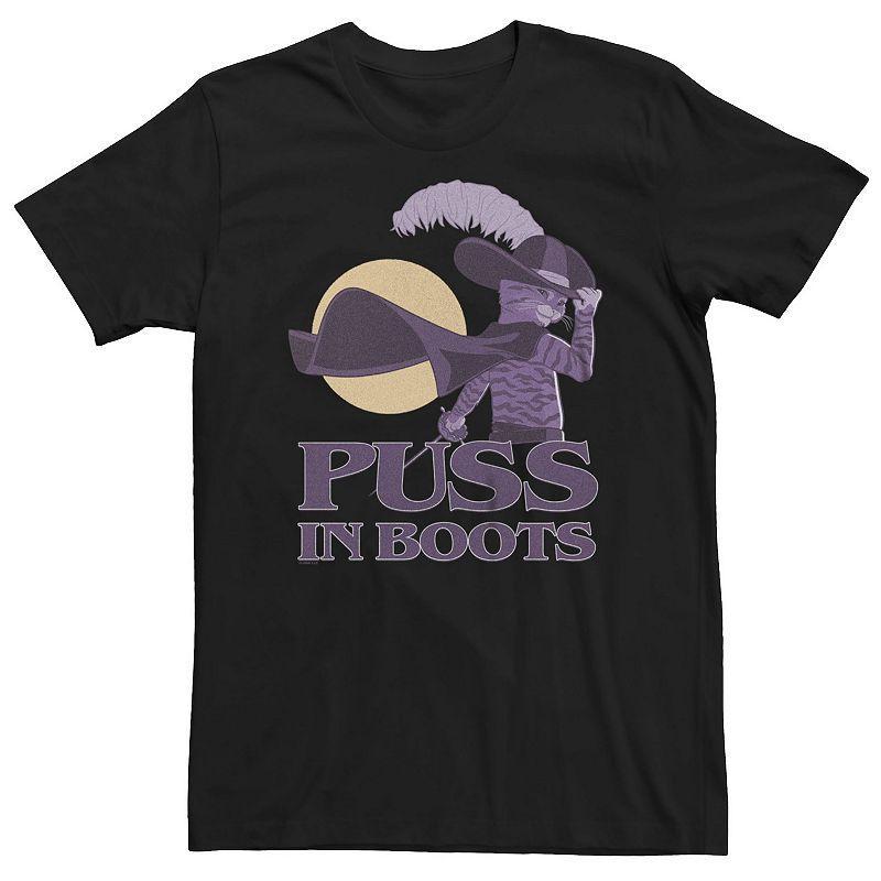 Big & Tall Puss In Boots Gentleman Greetings Tee, Mens Product Image