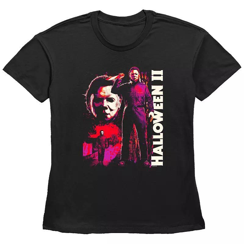 Womens Halloween II Michael Myers Graphic Tee Product Image