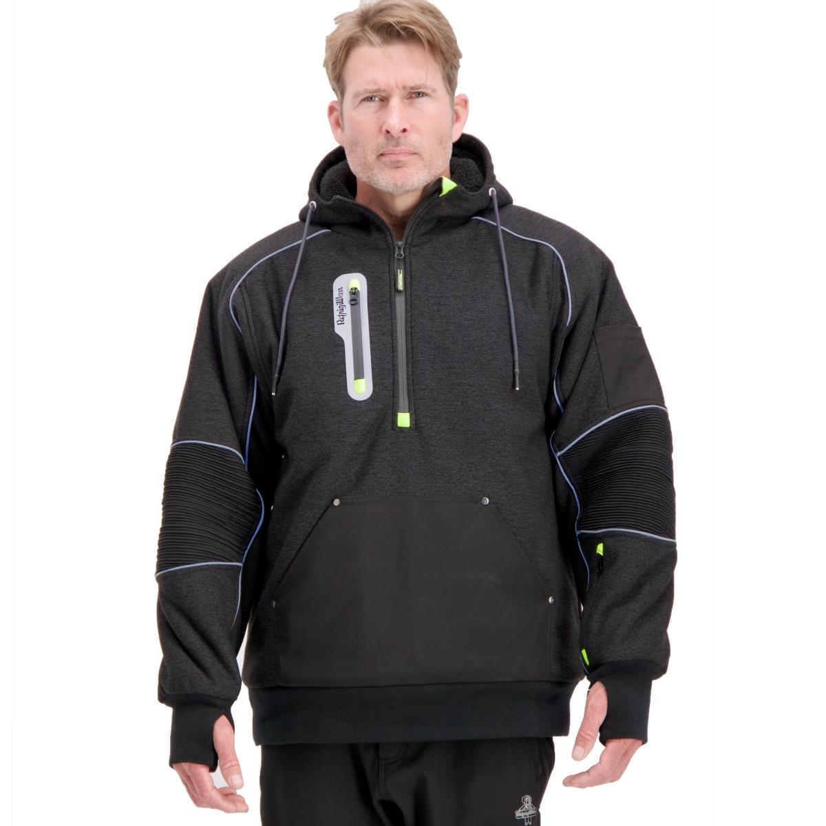 RefrigiWear Mens Extreme Hybrid Pullover Sweatshirt Reflective Insulated Hoodie Product Image