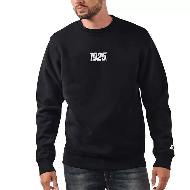 Mens Starter New York Giants 1925 Collection Long Sleeve Pullover Sweatshirt Product Image