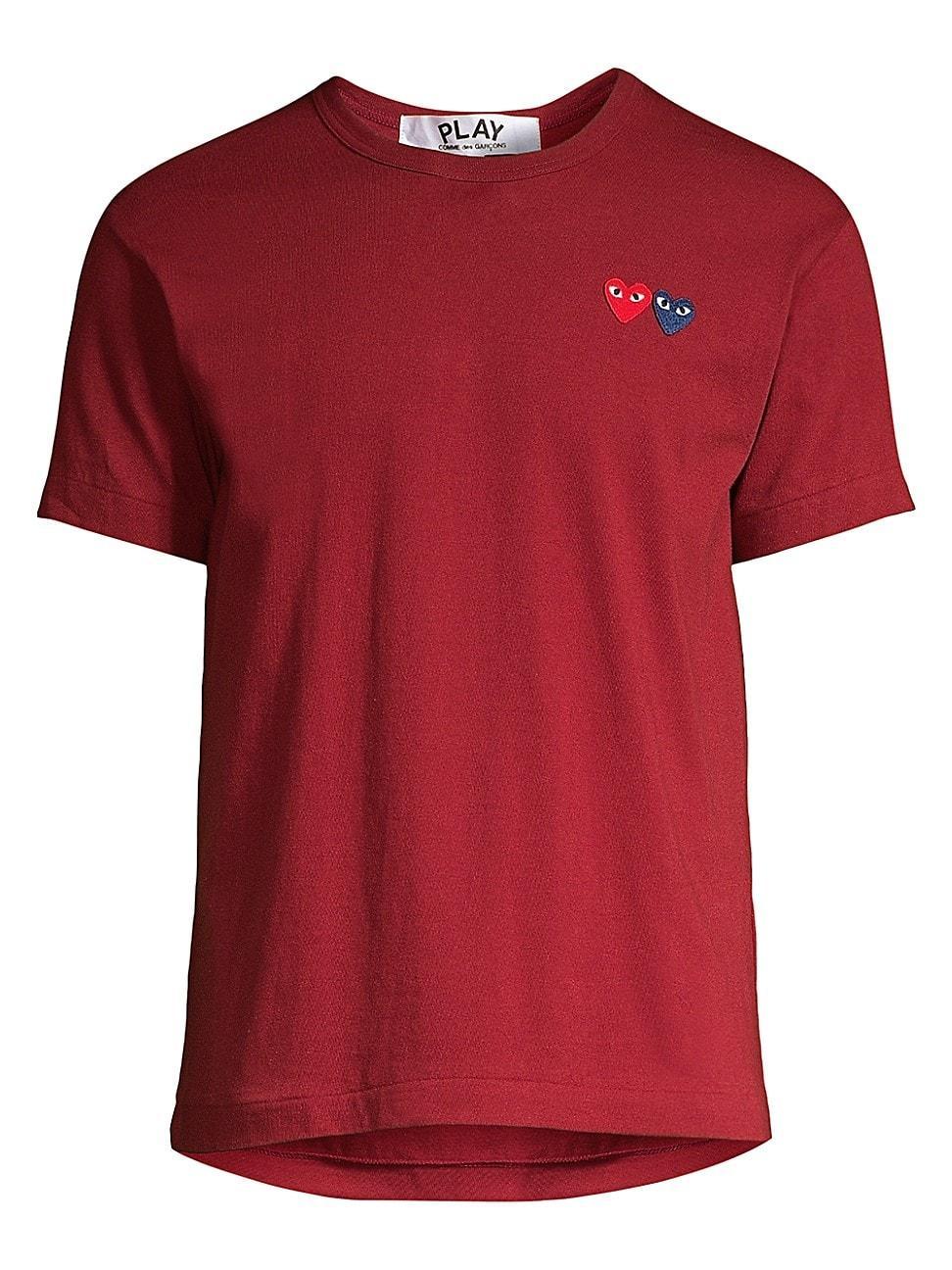 Mens Embroidered Heart Patch Tee Product Image