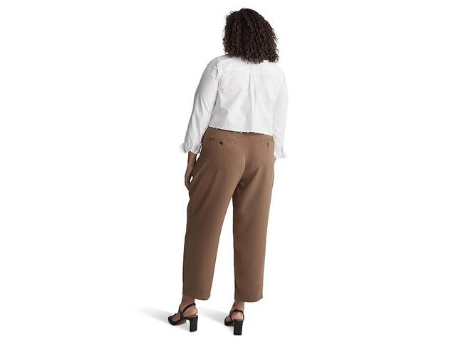 Madewell Pleated Tapered Leg Crepe Pants Product Image