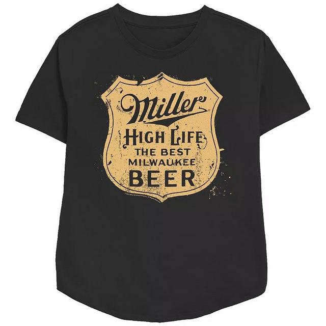 Womens Miller High Life Badge Graphic Tee Product Image