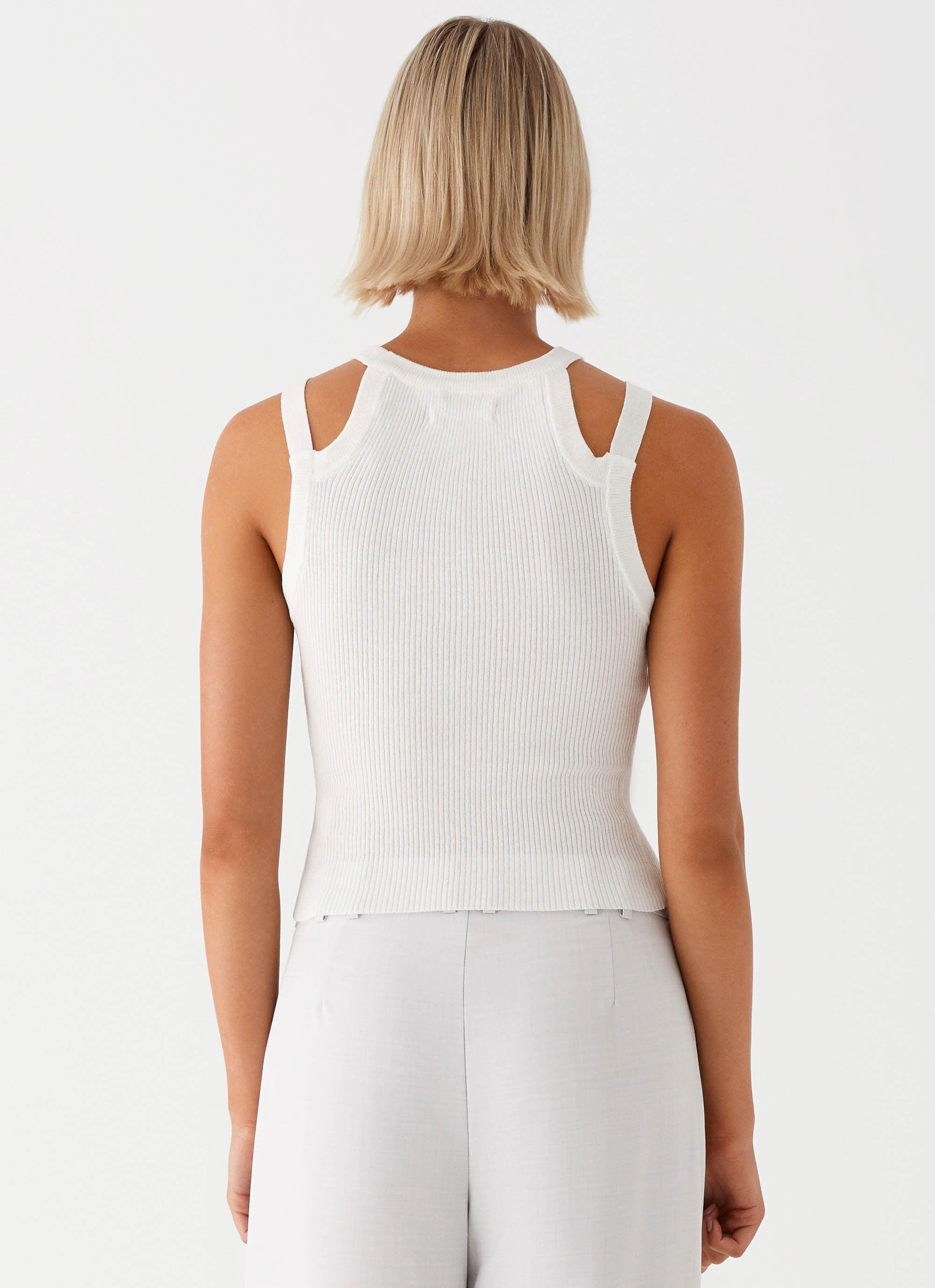 Keeley Racer Top - White Product Image