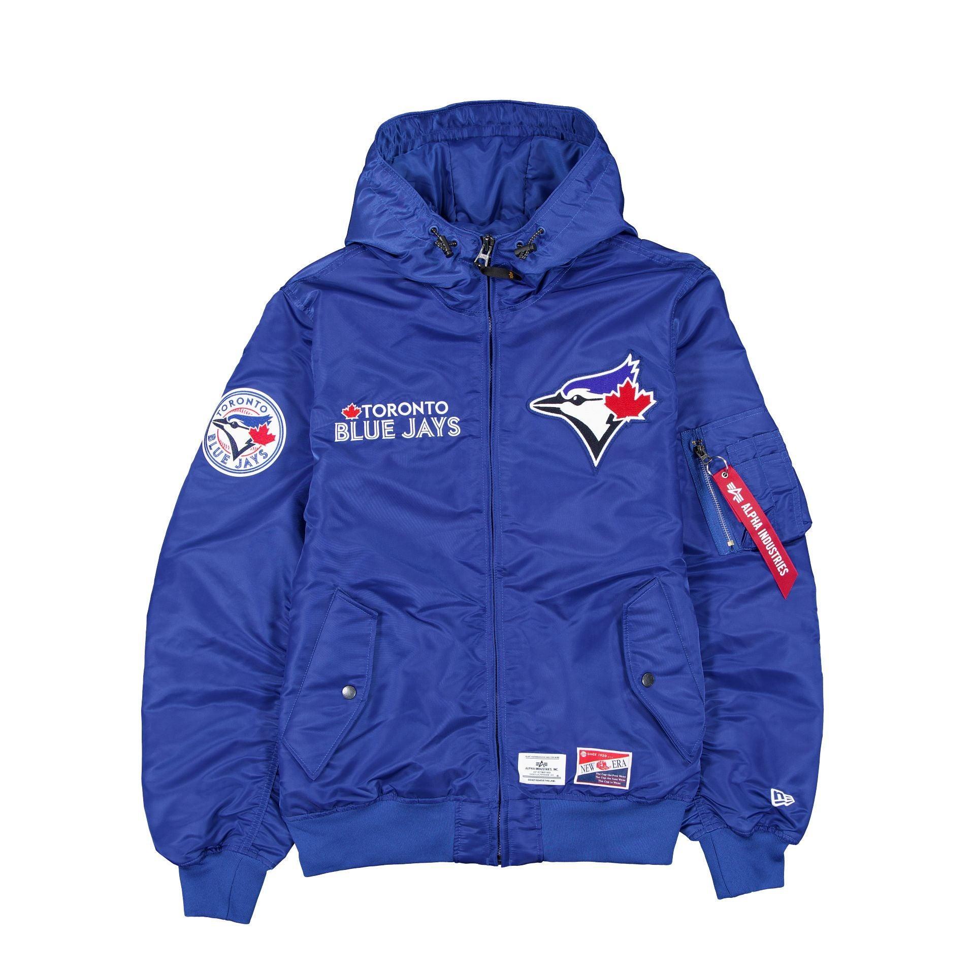 Alpha Industries x New York Mets L-2B Hooded Bomber Jacket Male Product Image