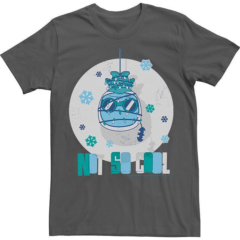 Mens DC Comics Mr. Freeze Not So Cool Christmas Tee Grey Product Image