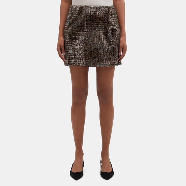 Tweed Mini Skirt | Theory Outlet Product Image