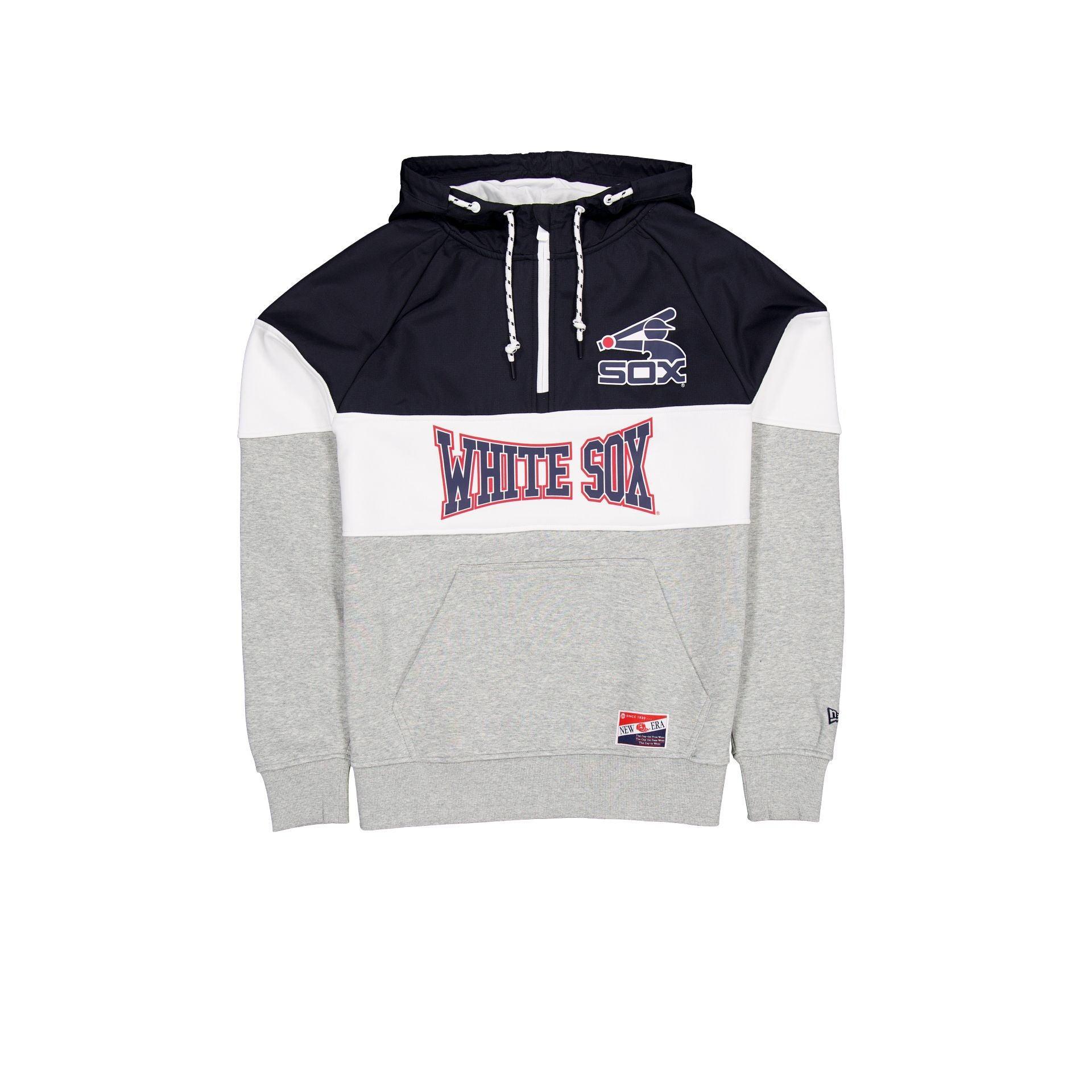 Boston Red Sox Throwback Color Block Hoodie Male Product Image